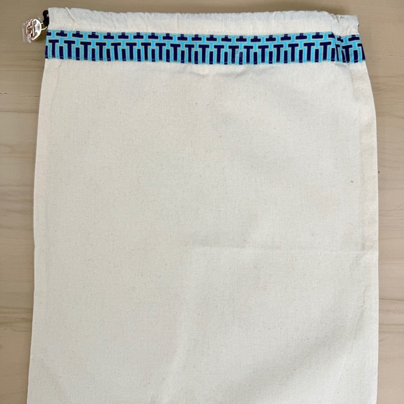 New TORY BURCH Tan Patent Leather Ines Cork Wedge Sandals - Size 10 👡🏝️ - Picture 8 of 8